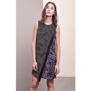 Rebecca Taylor Fringe Trim Shift Dress